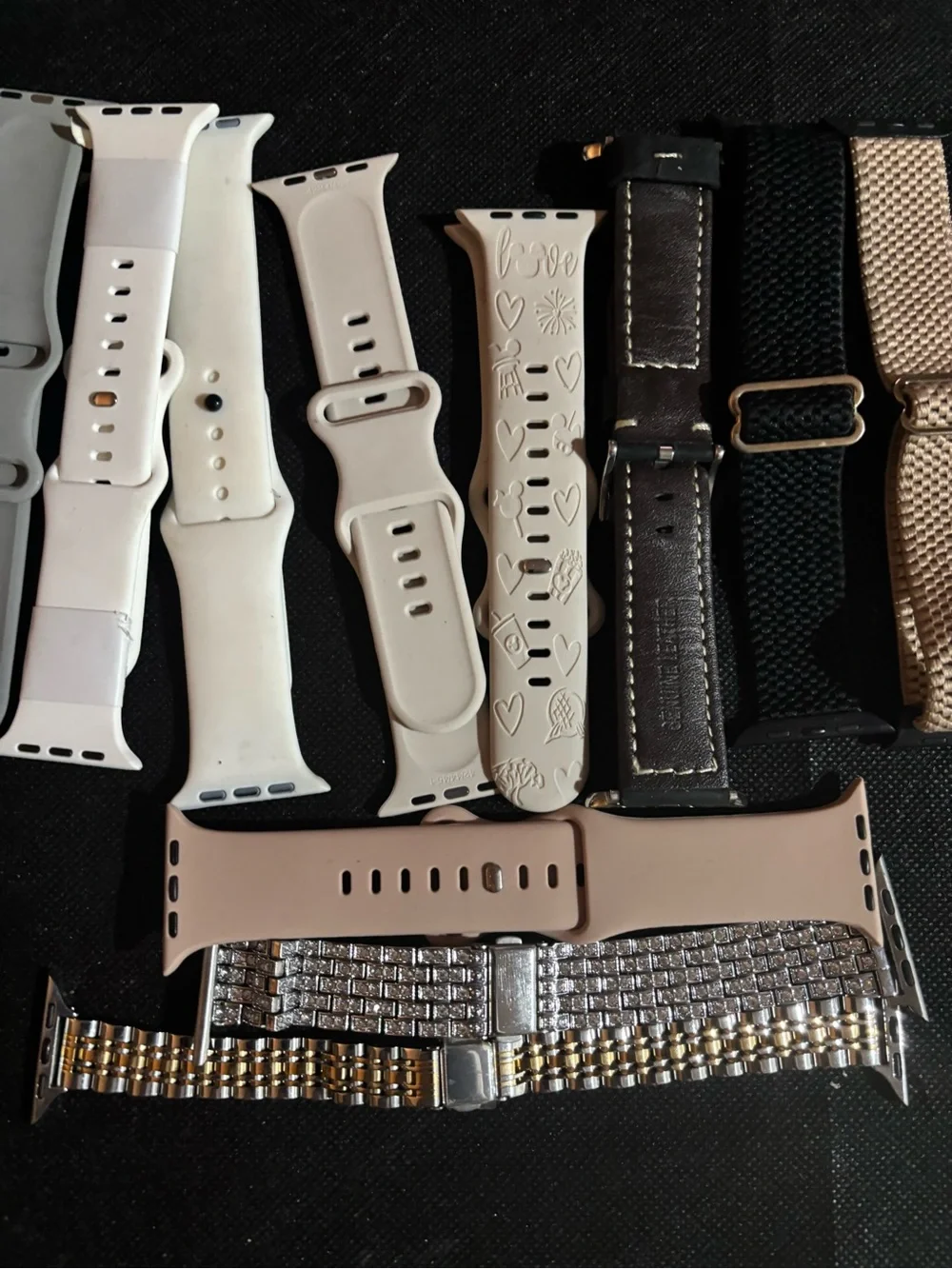 Assorted Apple Watch Bands - Pink & White Options